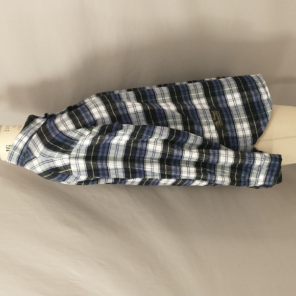 Thick USA Made Flannel Plaid Tunic Shirt Sleepshirt Unisex XL 100 Cotton Tartan - Picture 4 of 11